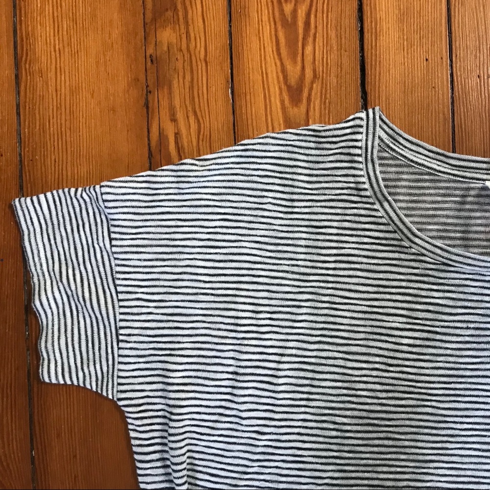 Striped boxy top